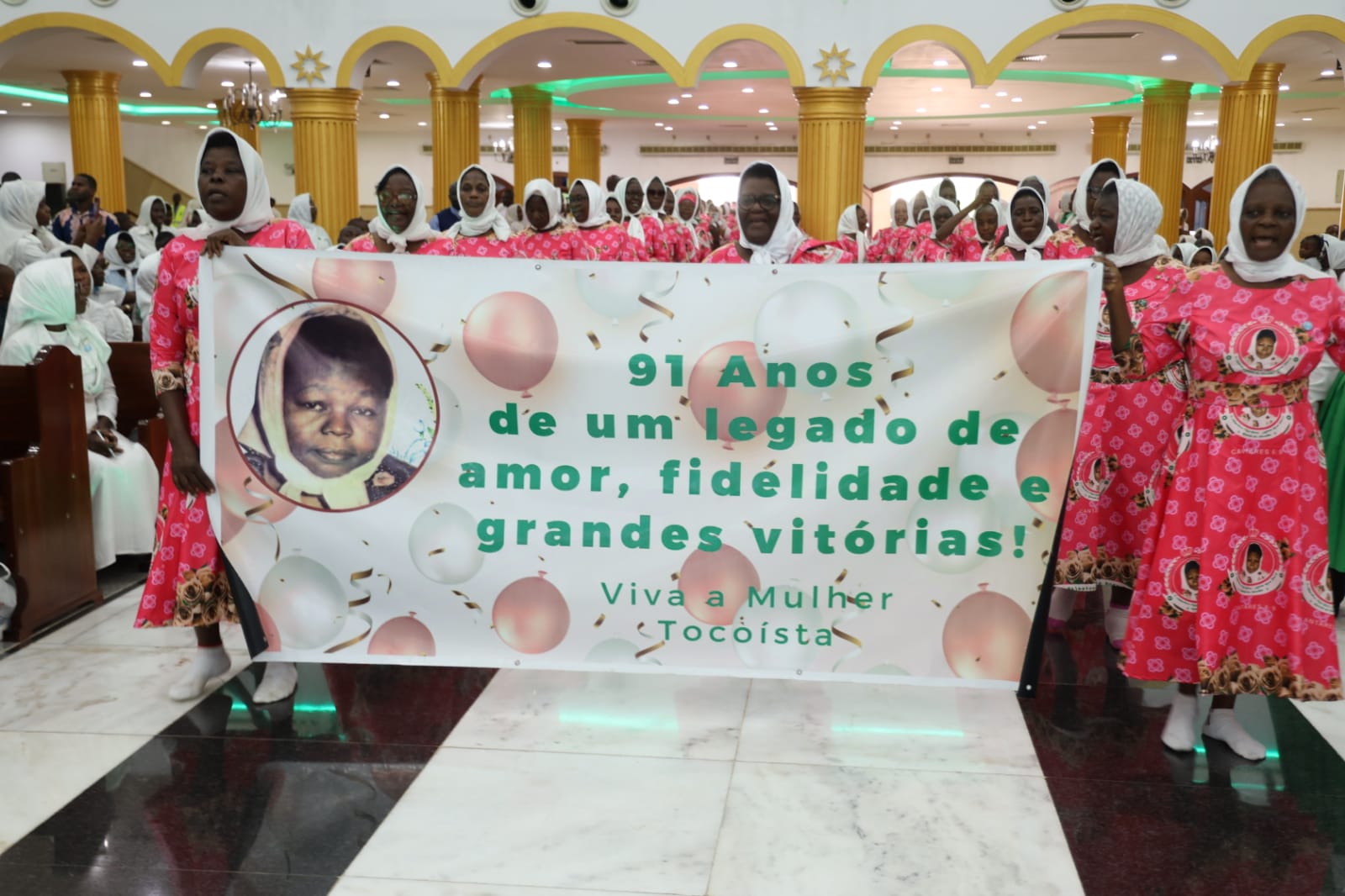 Culto de acção de graça marcado por Rosa Mulher com Firmeza e Prontidão